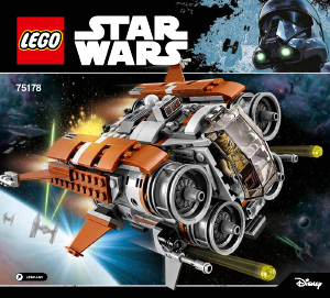 Käyttöohje Lego set 75178 Star Wars Jakkulainen quadjumper