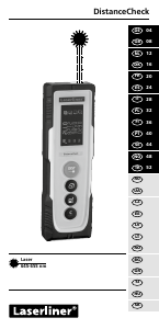 Manual de uso Laserliner DistanceCheck Medidor láser