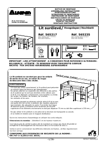 Mode d’emploi Leen Bakker Tempo (90x200) Structure lit mezzanine