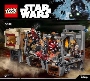 Manual Lego set 75180 Star Wars Fuga ao Rathtar