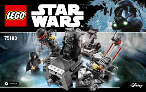 Manual de uso Lego set 75183 Star Wars Transformación de Darth Vader