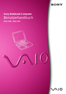 Bedienungsanleitung Sony Vaio PCG-745 Notebook