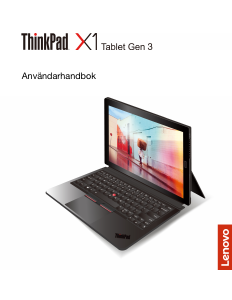 Bruksanvisning Lenovo ThinkPad X1 Tablet Gen 3 Bärbar dator