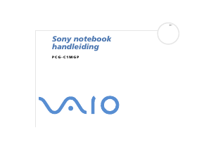 Handleiding Sony Vaio PCG-C1MGP Laptop