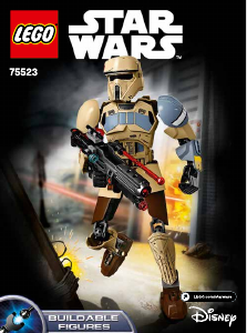 Käyttöohje Lego set 75523 Star Wars Scarif Stormtrooper