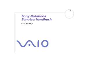 Bedienungsanleitung Sony Vaio PCG-C1MHP Notebook