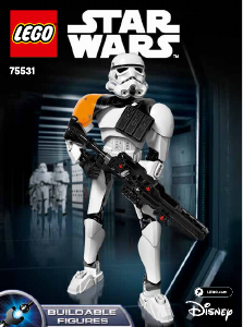 Käyttöohje Lego set 75531 Star Wars Iskusotilaskomentaja