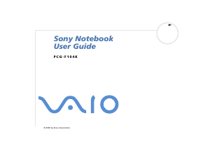 Manual Sony Vaio PCG-F104K Laptop