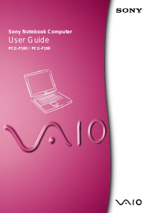 Manual Sony Vaio PCG-F160 Laptop