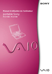 Mode d’emploi Sony Vaio PCG-F160 Ordinateur portable