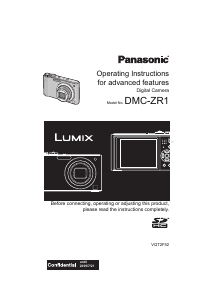 Manual Panasonic DMC-ZR1 Lumix Digital Camera