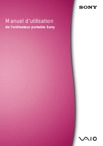 Mode d’emploi Sony Vaio PCG-F250 Ordinateur portable