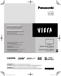 Manual de uso Panasonic TC-L32X2 Viera Televisor de LCD