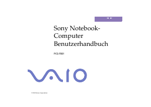 Bedienungsanleitung Sony Vaio PCG-F801A Notebook