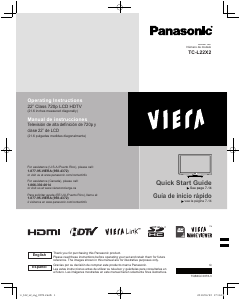 Manual de uso Panasonic TC-L22X2 Viera Televisor de LCD