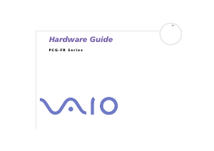 Handleiding Sony Vaio PCG-FR105 Laptop