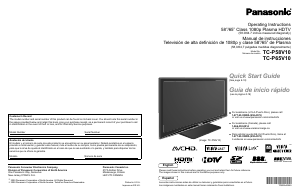 Handleiding Panasonic TC-P58V10 Viera Plasma televisie