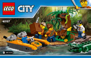 Mode d’emploi Lego set 60157 City Ensemble de démarrage de la jungle