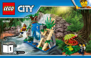 Bruksanvisning Lego set 60160 City Djungel - Mobilt labb