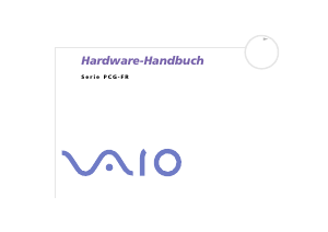 Bedienungsanleitung Sony Vaio PCG-FR395EP Notebook