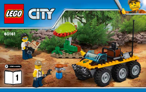 Bruksanvisning Lego set 60161 City Djungel - Forskningsplats