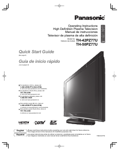 Handleiding Panasonic TH-50PZ77 Viera Plasma televisie
