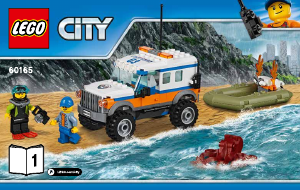 Manuale Lego set 60165 City Unità di risposta con il fuoristrada 4x4