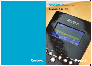 Manual de uso Reebok XB0009 Consola de fitness