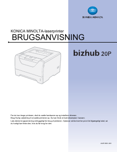 Brugsanvisning Konica-Minolta Bizhub 20P Multifunktionsprinter