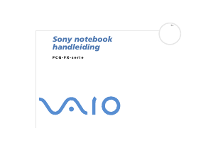 Handleiding Sony Vaio PCG-FX401 Laptop