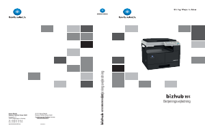 Brugsanvisning Konica-Minolta Bizhub 165 Multifunktionsprinter