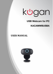 Manual Kogan KACAMWBUSBA Webcam