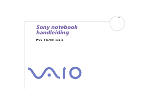Handleiding Sony Vaio PCG-FX705 Laptop