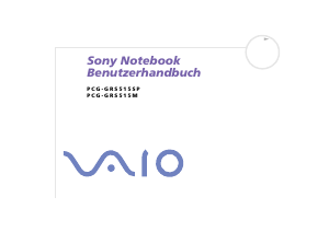 Bedienungsanleitung Sony Vaio PCG-GRS515M Notebook