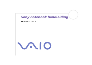 Handleiding Sony Vaio PCG-GRT715E Laptop