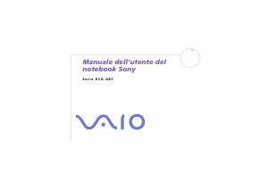 Manuale Sony Vaio PCG-GRT786M Notebook