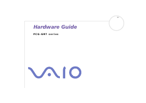 Handleiding Sony Vaio PCG-GRT815E Laptop