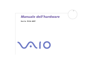 Manuale Sony Vaio PCG-GRT895MP Notebook