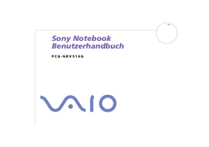 Bedienungsanleitung Sony Vaio PCG-GRV516G Notebook