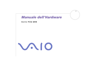 Manuale Sony Vaio PCG-GRX616MP Notebook