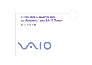 Manual de uso Sony Vaio PCG-GRZ615G Portátil