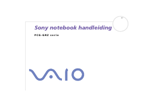 Handleiding Sony Vaio PCG-GRZ615M Laptop