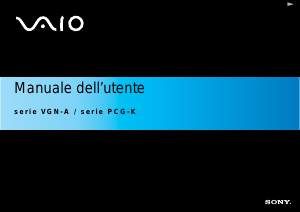 Manuale Sony Vaio PCG-K415B Notebook