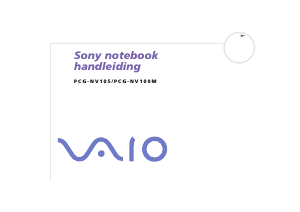 Handleiding Sony Vaio PCG-NV105 Laptop