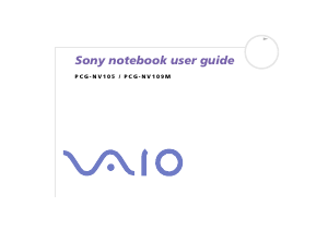 Manual Sony Vaio PCG-NV105 Laptop