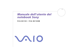 Manuale Sony Vaio PCG-NV109M Notebook