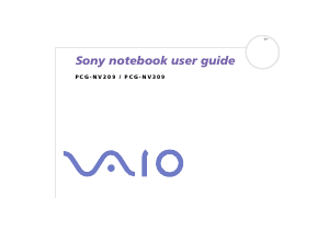 Manual Sony Vaio PCG-NV209 Laptop