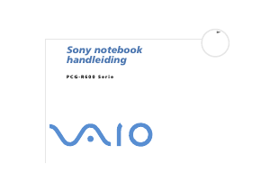 Handleiding Sony Vaio PCG-R600HEP Laptop