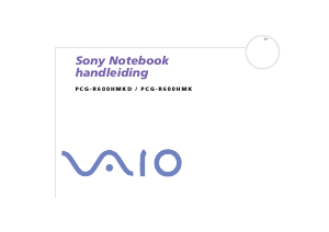 Handleiding Sony Vaio PCG-R600HMK Laptop