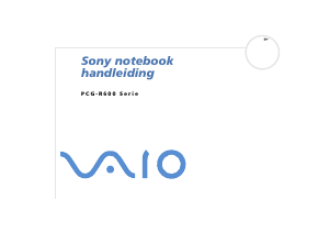 Handleiding Sony Vaio PCG-R600MEP Laptop